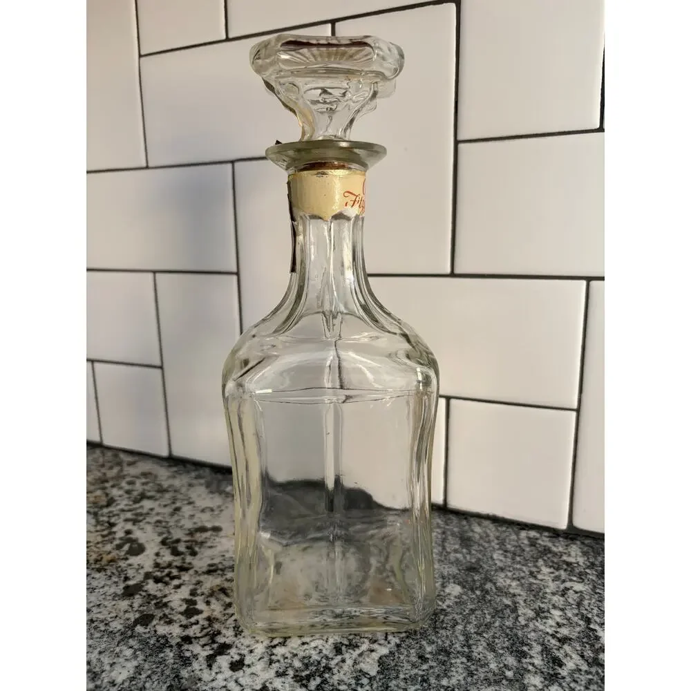 VTG Colonial Old Fitzgerald Kentucky Straight Bourbon Whiskey Decanter Bottle